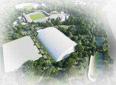 Propozycja zagospodarowania terenu według projektu mpzp (etap - wyłożenie do publicznego wglądu)