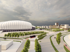 "Rejon Stadionu Miejskiego" - część B - propozycja zagospodarowania terenu