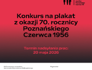 Konkurs "Plakat na 70. rocznicę Poznańskiego Czerwca 1956"