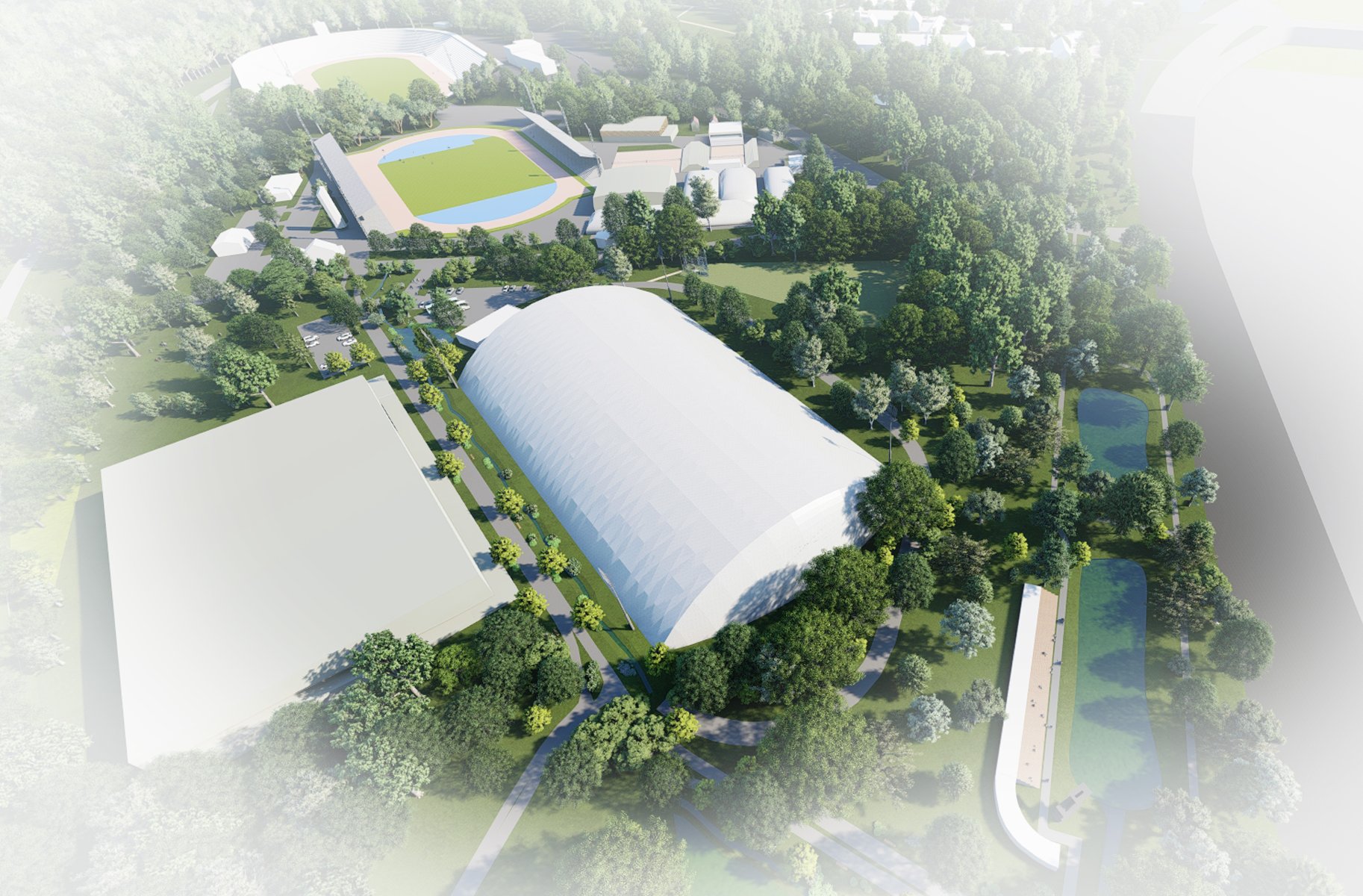 Propozycja zagospodarowania terenu według projektu mpzp (etap - wyłożenie do publicznego wglądu)