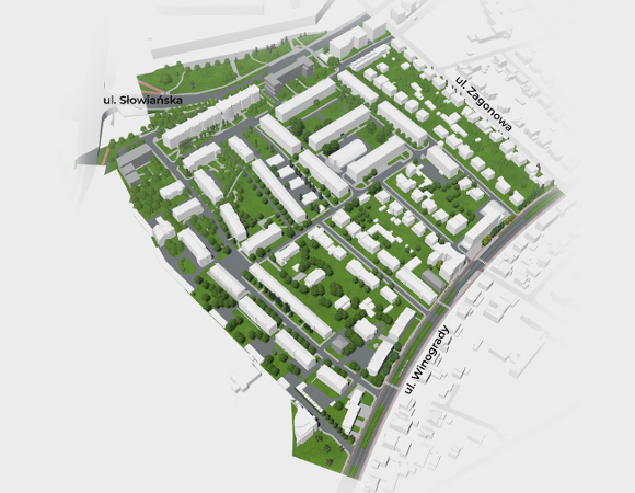 "Stare Winogrady" koncepcja zagospodarowania terenu