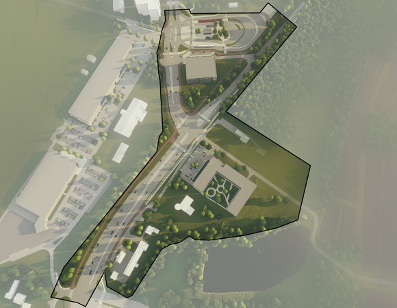 "W rejonie ulic Dolna Wilda i 28 Czerwca 1956 r. w Poznaniu" - propozycja zagospodarowania terenu